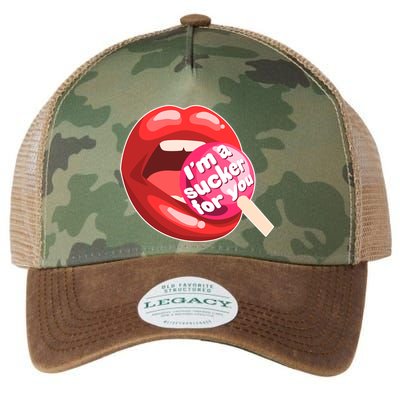 I'm A Sucker For You Funny Legacy Tie Dye Trucker Hat