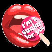 I'm A Sucker For You Funny Flexfit Unipanel Trucker Cap