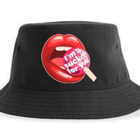 I'm A Sucker For You Funny Sustainable Bucket Hat