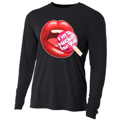 I'm A Sucker For You Funny Cooling Performance Long Sleeve Crew