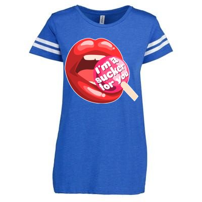 I'm A Sucker For You Funny Enza Ladies Jersey Football T-Shirt