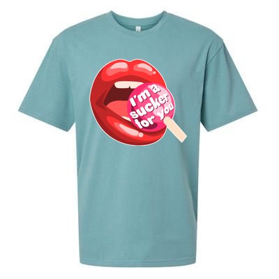 I'm A Sucker For You Funny Sueded Cloud Jersey T-Shirt