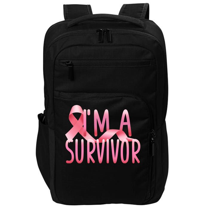 I'm A Survivor Breast Cancer Awareness Impact Tech Backpack