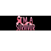 I'm A Survivor Breast Cancer Awareness Bumper Sticker