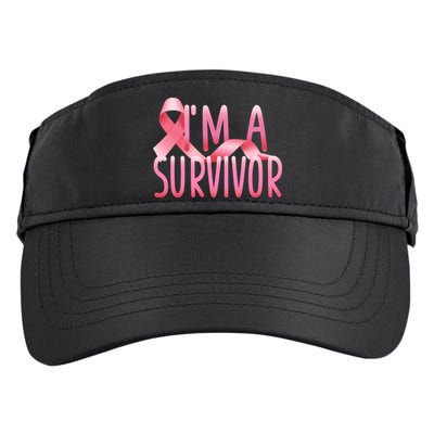 I'm A Survivor Breast Cancer Awareness Adult Drive Performance Visor