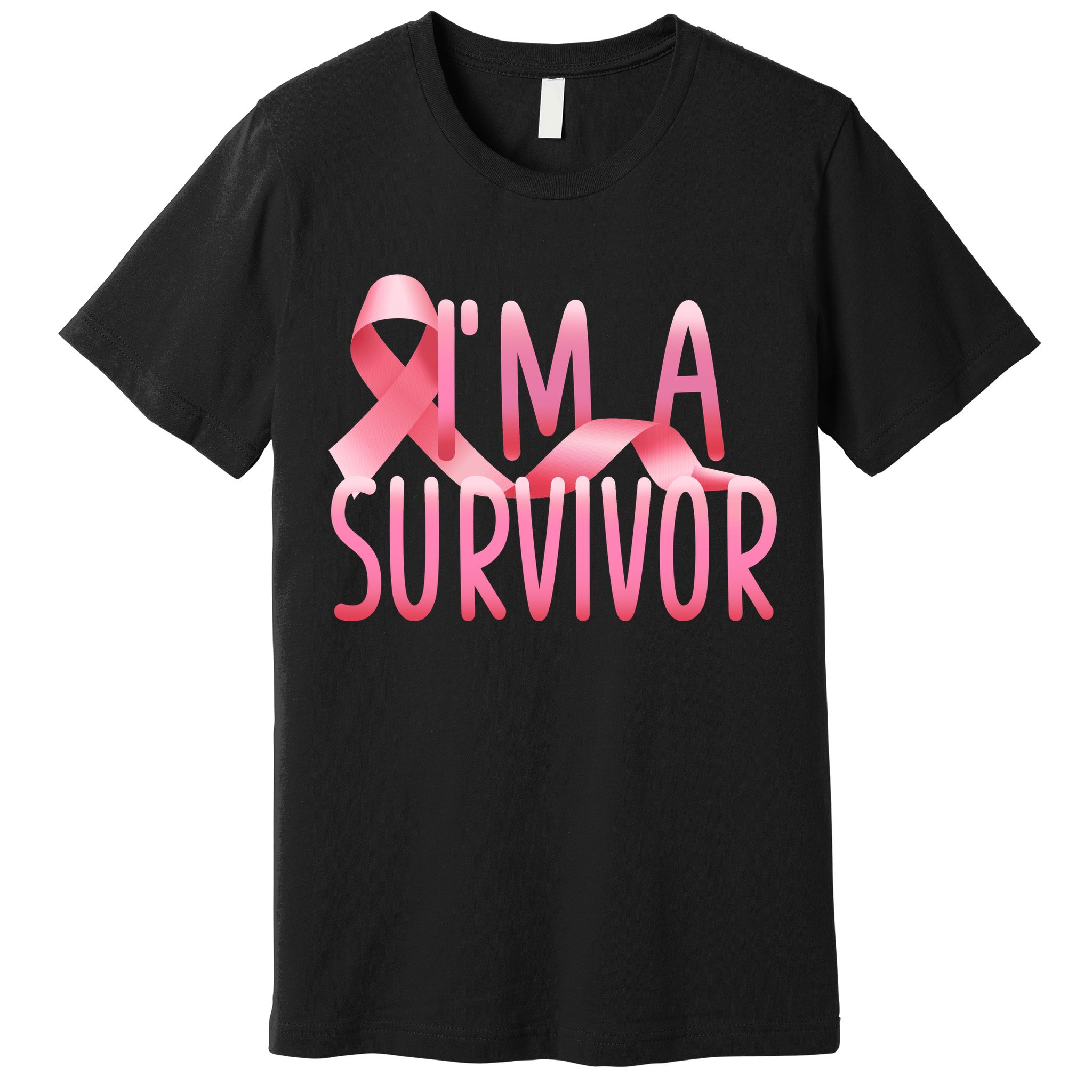 I'm A Survivor Breast Cancer Awareness Premium T-Shirt