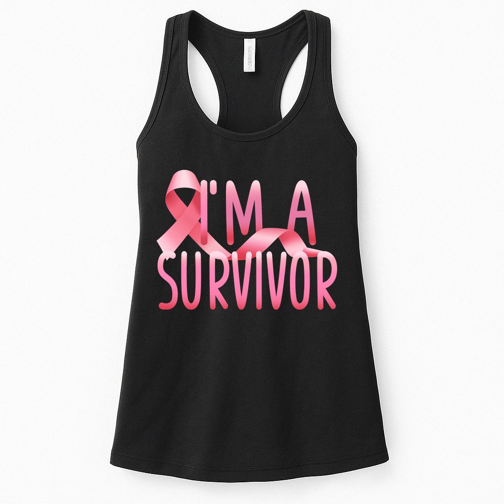I'm a Survivor Breast Cancer Awareness Womens Tank Top