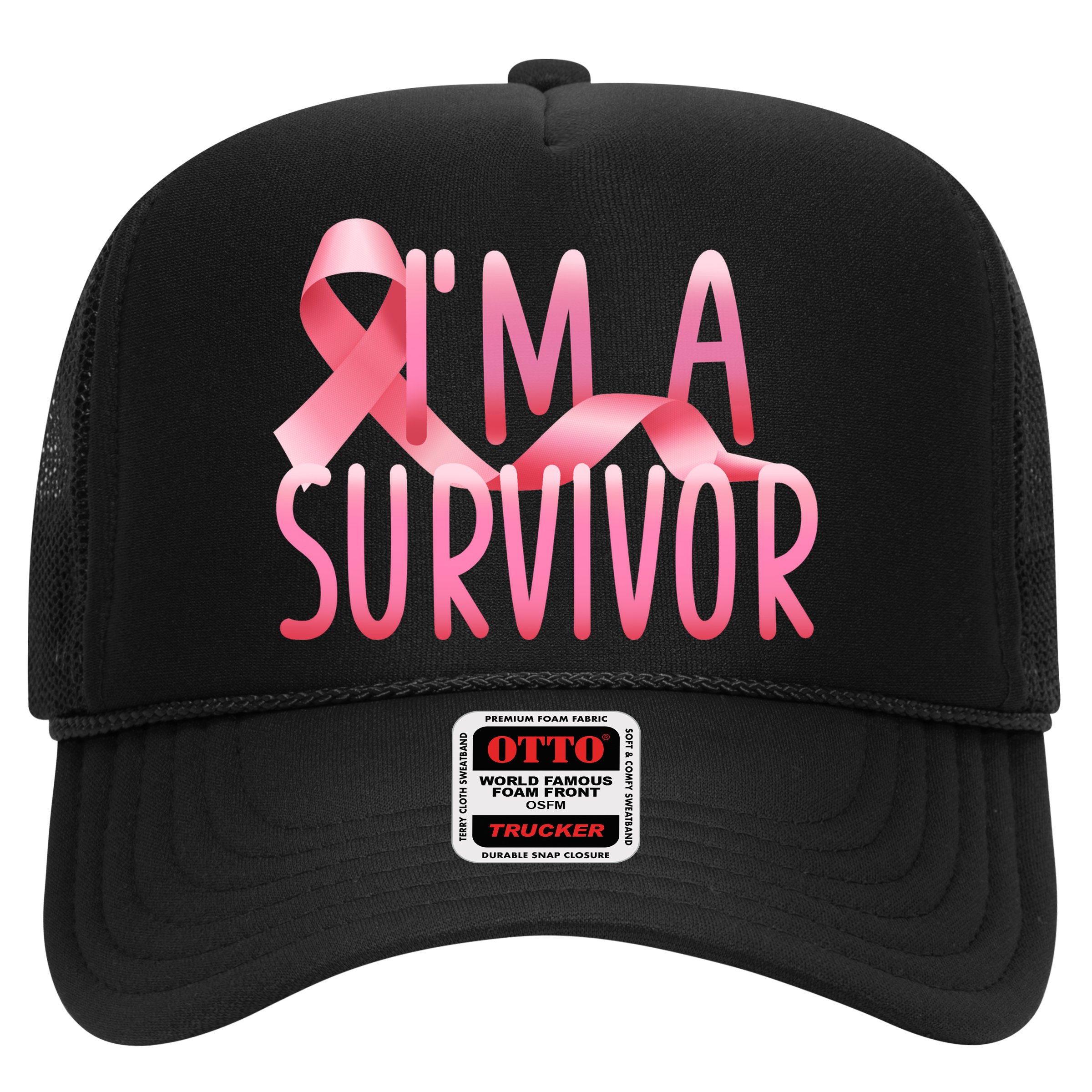 I'm a Survivor Breast Cancer Awareness Hat