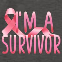 I'm a Survivor Breast Cancer Awareness Vector Backpack