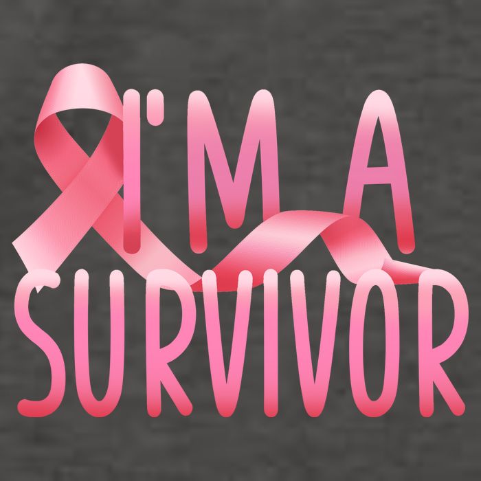 I'm a Survivor Breast Cancer Awareness Vector Backpack