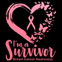 I'm a Survivor Breast Cancer Awareness Butterfly Backpack