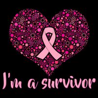 I'm A survivor Breast Cancer Awareness Heart Toddler T-Shirt