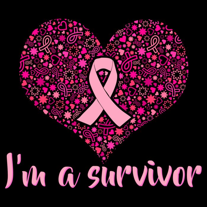 I'm A survivor Breast Cancer Awareness Heart Toddler T-Shirt