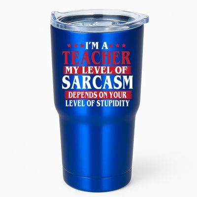 I'm A Teacher My Level of Sarcasm Depends On Your Stupidity   Tumbler
