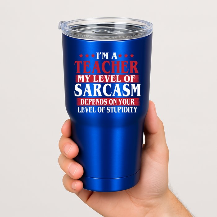 I'm A Teacher My Level of Sarcasm Depends On Your Stupidity   Tumbler