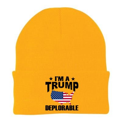 I'm A Trump Deplorable Knit Cap Winter Beanie