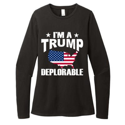 I'm A Trump Deplorable Womens CVC Long Sleeve Shirt