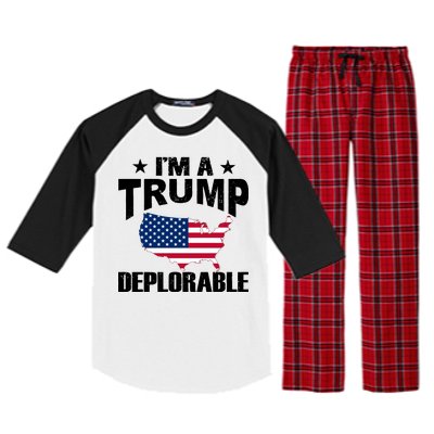 I'm A Trump Deplorable Raglan Sleeve Pajama Set