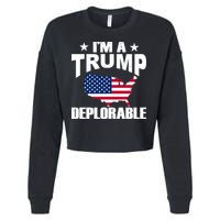 I'm A Trump Deplorable Cropped Pullover Crew