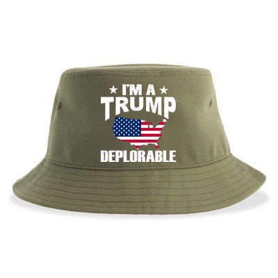 I'm A Trump Deplorable Sustainable Bucket Hat