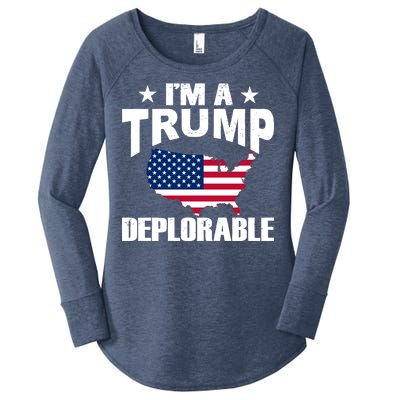 I'm A Trump Deplorable Women's Perfect Tri Tunic Long Sleeve Shirt