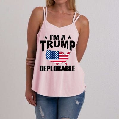 I'm A Trump Deplorable Women's Strappy Tank