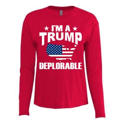 I'm A Trump Deplorable Womens Cotton Relaxed Long Sleeve T-Shirt