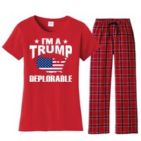 I'm A Trump Deplorable Women's Flannel Pajama Set