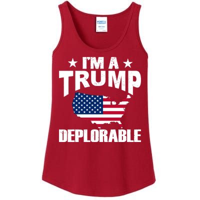 I'm A Trump Deplorable Ladies Essential Tank