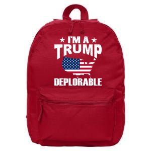 I'm A Trump Deplorable 16 in Basic Backpack