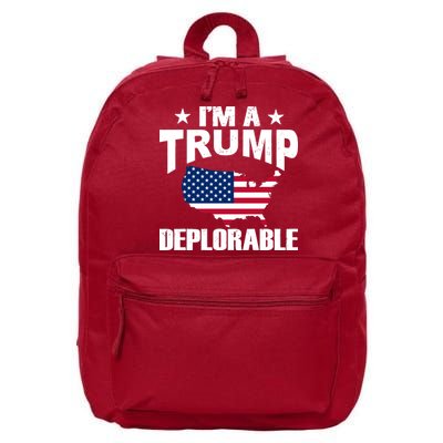 I'm A Trump Deplorable 16 in Basic Backpack