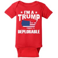 I'm A Trump Deplorable Baby Bodysuit