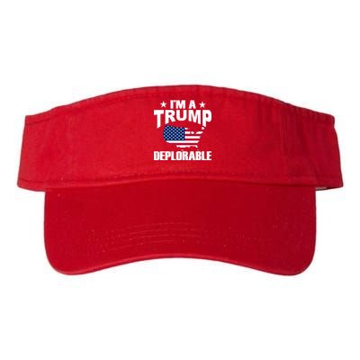 I'm A Trump Deplorable Valucap Bio-Washed Visor