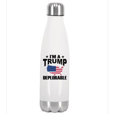 I'm A Trump Deplorable Stainless Steel Insulated Water Bottle