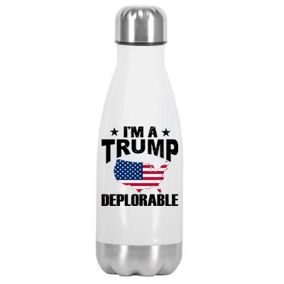 I'm A Trump Deplorable Stainless Steel Insulated Water Bottle