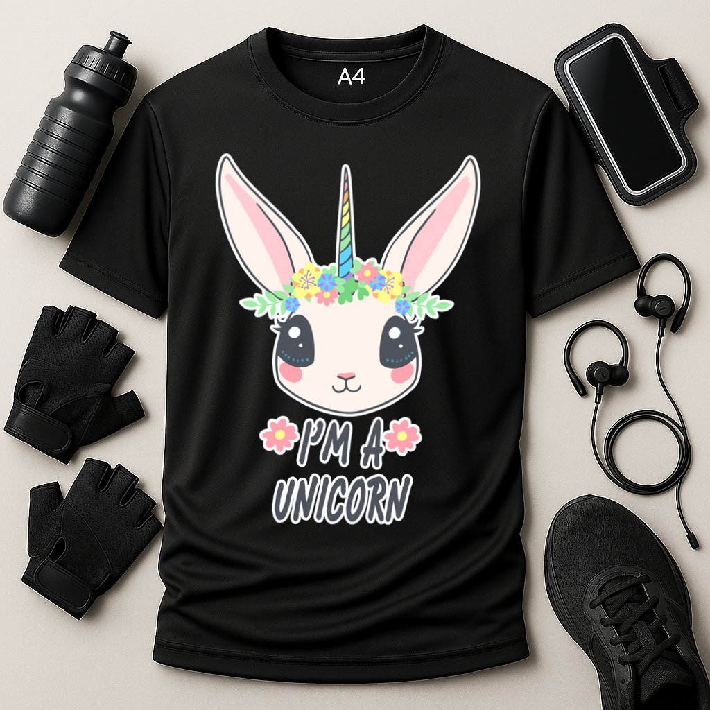 I'm A Unicorn Easter Bunny Funny Cute Performance Shirt