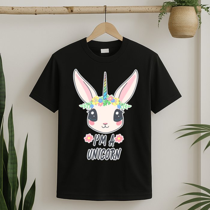 I'm A Unicorn Easter Bunny Funny Cute T-Shirt