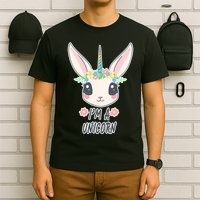 I'm A Unicorn Easter Bunny Funny Cute T-Shirt
