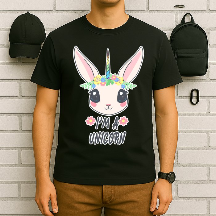 I'm A Unicorn Easter Bunny Funny Cute T-Shirt