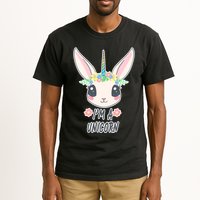 I'm A Unicorn Easter Bunny Funny Cute Tall T-Shirt