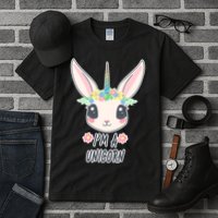 I'm A Unicorn Easter Bunny Funny Cute Tall T-Shirt