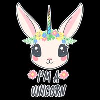 I'm A Unicorn Easter Bunny Funny Cute Tall T-Shirt