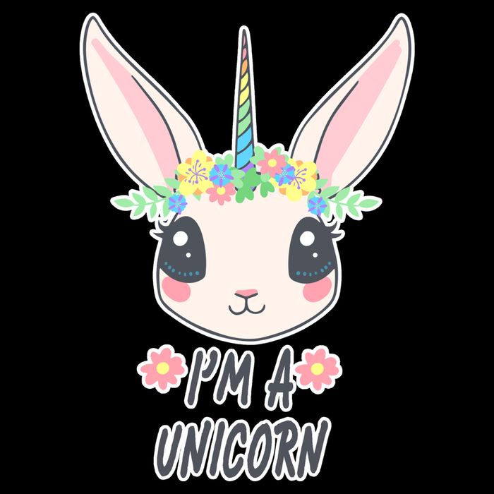 I'm A Unicorn Easter Bunny Funny Cute Tall T-Shirt