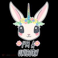 I'm A Unicorn Easter Bunny Funny Cute Backpack