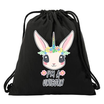 I'm A Unicorn Easter Bunny Funny Cute Drawstring Bag