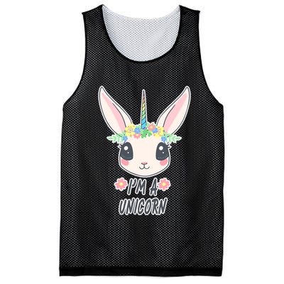 I'm A Unicorn Easter Bunny Funny Cute Mesh Reversible Basketball Jersey Tank