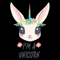 I'm A Unicorn Easter Bunny Funny Cute 16oz Travel Tumbler