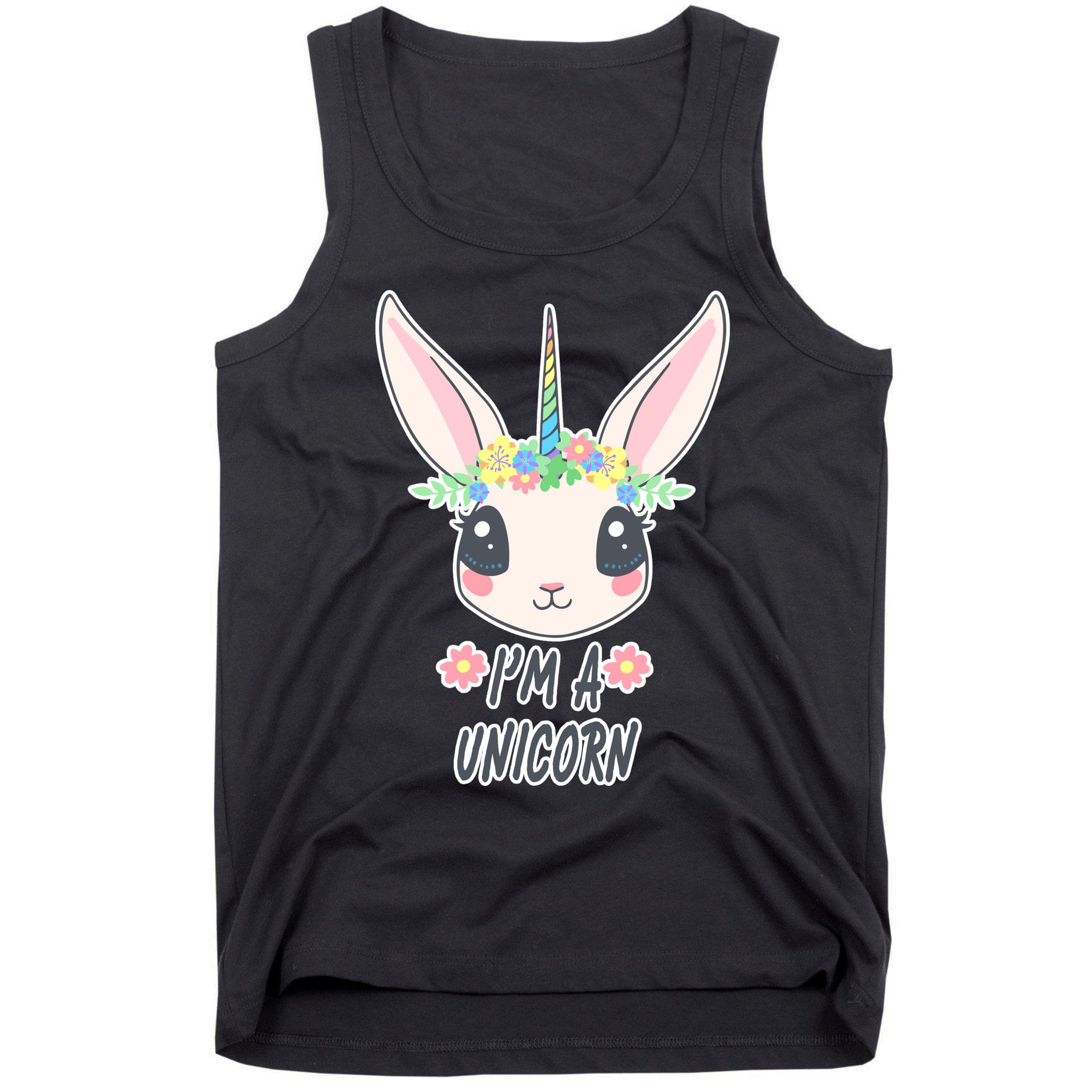 I'm A Unicorn Easter Bunny Funny Cute Tank Top