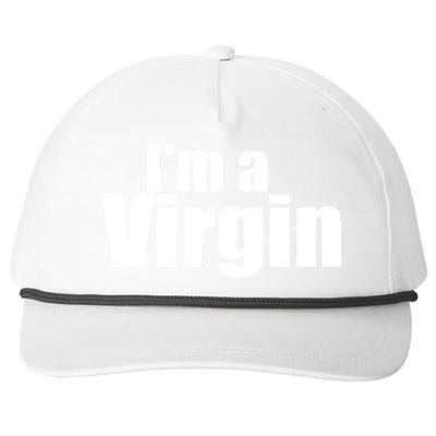 I'm A Virgin Snapback Five-Panel Rope Hat