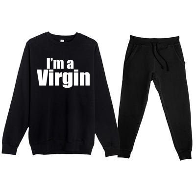 I'm A Virgin Premium Crewneck Sweatsuit Set